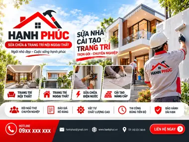 Công Ty Sửa Nhà Hạnh Phúc | Sửa Chữa, Cải Tạo Nhà